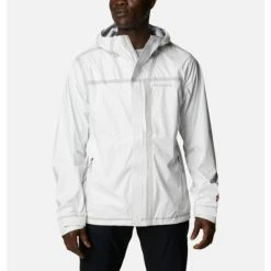 Columbia Men's OutDry™ Extreme Wildrain™ Shell Jacket White, Cirrus Grey Selected