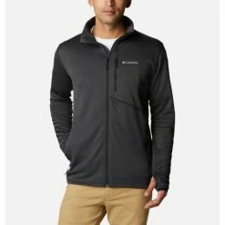 Columbia Men's Park View™ Full Zip Fleece Jacket Black Heather Selected
