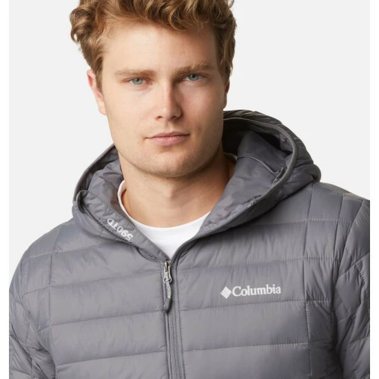Columbia Men's Voodoo Falls™ 590 TurboDown™ Hooded Puffer Jacket Collegiate Navy - Image 4