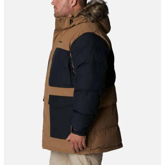 Columbia Men's Marquam Peak Fusion™ Omni-Heat™ Infinity Insulated Parka - Big Metal, Shark - Image 3