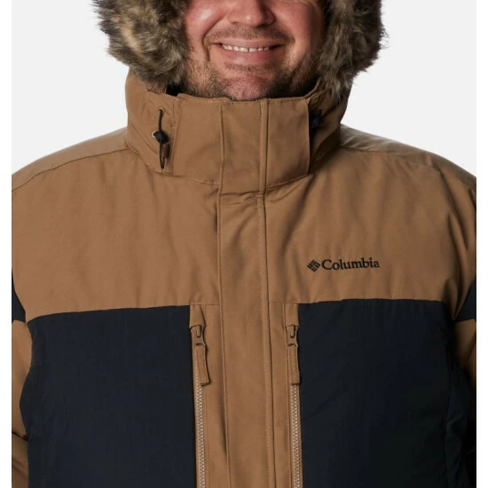 Columbia Men's Marquam Peak Fusion™ Omni-Heat™ Infinity Insulated Parka - Big Metal, Shark - Image 4