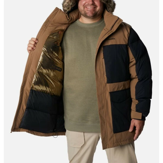 Columbia Men's Marquam Peak Fusion™ Omni-Heat™ Infinity Insulated Parka - Big Metal, Shark - Image 5