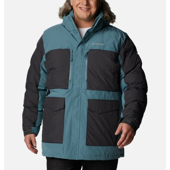 Columbia Men's Marquam Peak Fusion™ Omni-Heat™ Infinity Insulated Parka - Big Metal, Shark - Image 15