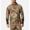Columbia Men's PHG Trophy Rack™ Omni-Heat™ Helix Fleece Half Zip Pullover Mossy Oak Bottomland