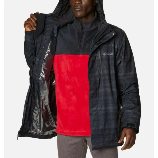 Columbia Men's Golden Grove™ Rain Shell Mountain Red - Image 5