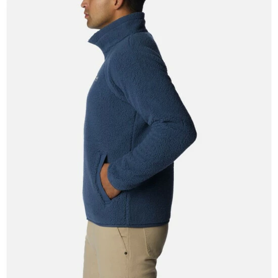 Columbia Men's Winter Warmth™ Heavyweight Fleece Jacket Dark Mountain Selected - Image 3