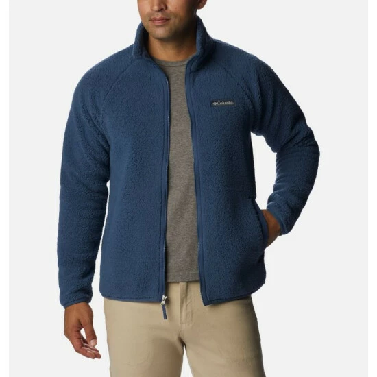 Columbia Men's Winter Warmth™ Heavyweight Fleece Jacket Dark Mountain Selected - Image 6