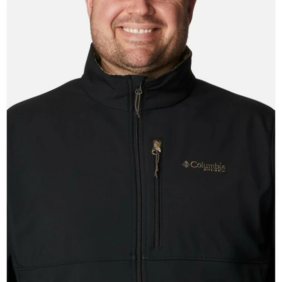 Columbia Men’s PHG Ascender™ Softshell Jacket - Big Zinc, Rt Edge - Image 4