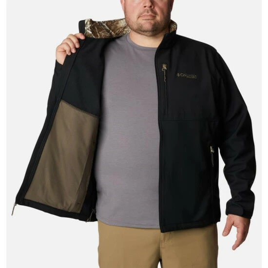 Columbia Men’s PHG Ascender™ Softshell Jacket - Big Zinc, Rt Edge - Image 5