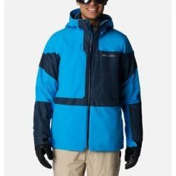 Columbia Men's Powder Canyon™ Interchange Jacket Delta, Black, Laser Lemon