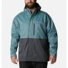 Columbia Men's Hikebound™ Rain Jacket - Big Golden Nugget, Stone Green