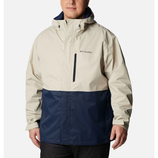 Columbia Men's Hikebound™ Rain Jacket - Big Golden Nugget, Stone Green - Image 11