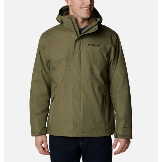 Columbia Men's Tunnel Falls™ Interchange Jacket Stone Green Selected
