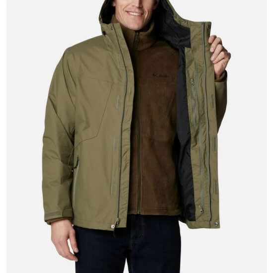 Columbia Men's Tunnel Falls™ Interchange Jacket Stone Green Selected - Image 5