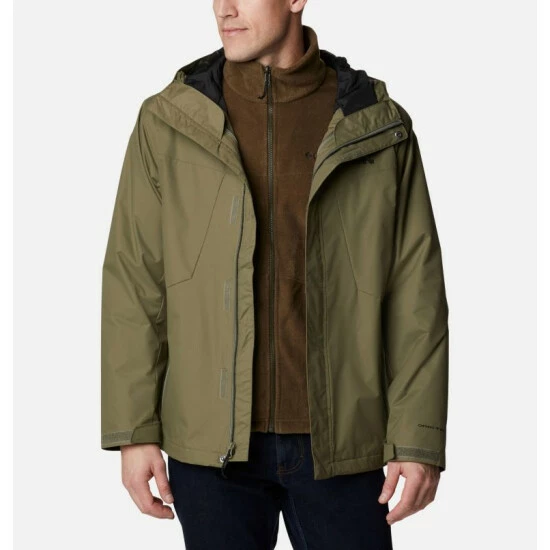 Columbia Men's Tunnel Falls™ Interchange Jacket Stone Green Selected - Image 9