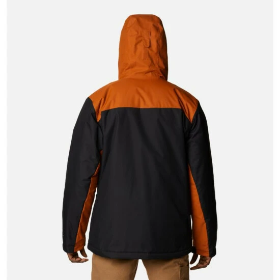 Columbia Men's Tipton Peak™ II Insulated Rain Jacket Ancient Fossil, Black - Image 2