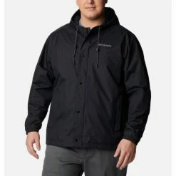 Columbia Men's Cedar Cliff™ Rain Jacket - Big Black Selected
