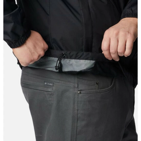 Columbia Men's Cedar Cliff™ Rain Jacket - Big Black Selected - Image 6