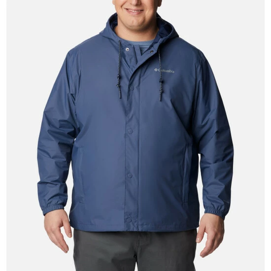 Columbia Men's Cedar Cliff™ Rain Jacket - Big Black Selected - Image 10