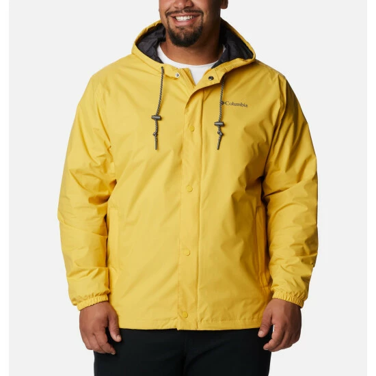 Columbia Men's Cedar Cliff™ Rain Jacket - Big Black Selected - Image 11