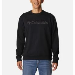 Men's Columbia Lodge™ French Terry II Crew Niagara, Csc Branded Shadow Graphic