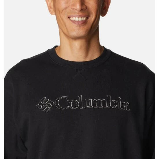 Men's Columbia Lodge™ French Terry II Crew Niagara, Csc Branded Shadow Graphic - Image 4