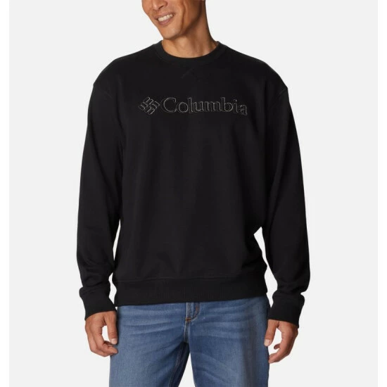Men's Columbia Lodge™ French Terry II Crew Niagara, Csc Branded Shadow Graphic - Image 5