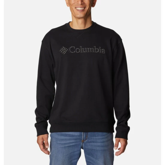 Men's Columbia Lodge™ French Terry II Crew Niagara, Csc Branded Shadow Graphic - Image 6