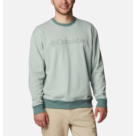 Men's Columbia Lodge™ French Terry II Crew Niagara, Csc Branded Shadow Graphic - Image 7