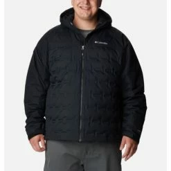 Columbia Men's Grand Trek™ II Down Hooded Jacket - Big City Grey, Shark