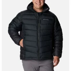 Columbia Men's Labyrinth Loop™ Omni-Heat™ Infinity Insulated Hooded Jacket - Big Black Selected