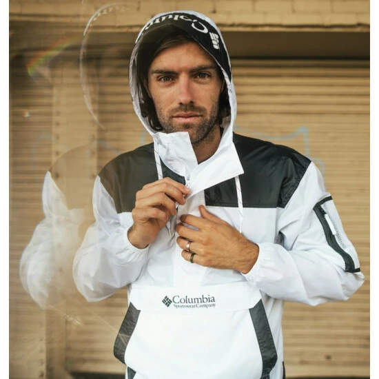 Columbia Men's Challenger™ Windbreaker Anct Fssl Floriculture Print, Anct Fssl - Image 6