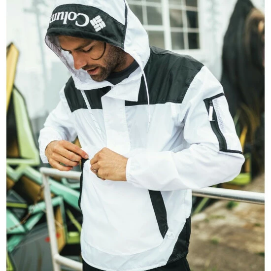 Columbia Men's Challenger™ Windbreaker Anct Fssl Floriculture Print, Anct Fssl - Image 7