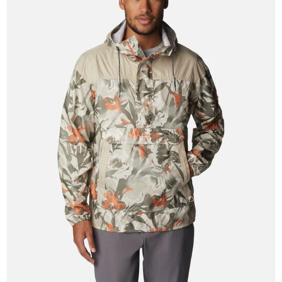 Columbia Men's Challenger™ Windbreaker Anct Fssl Floriculture Print, Anct Fssl - Image 11