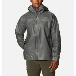 Columbia Men’s OutDry™ Ex Reign Jacket Charcoal Heather Selected