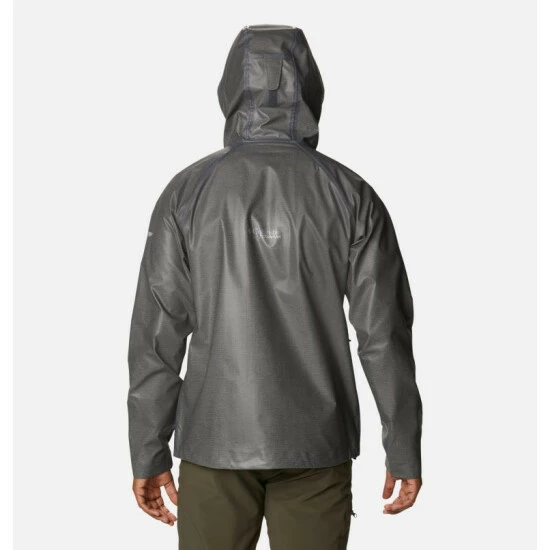 Columbia Men’s OutDry™ Ex Reign Jacket Charcoal Heather Selected - Image 2