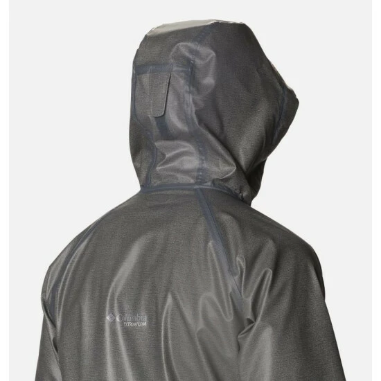Columbia Men’s OutDry™ Ex Reign Jacket Charcoal Heather Selected - Image 6