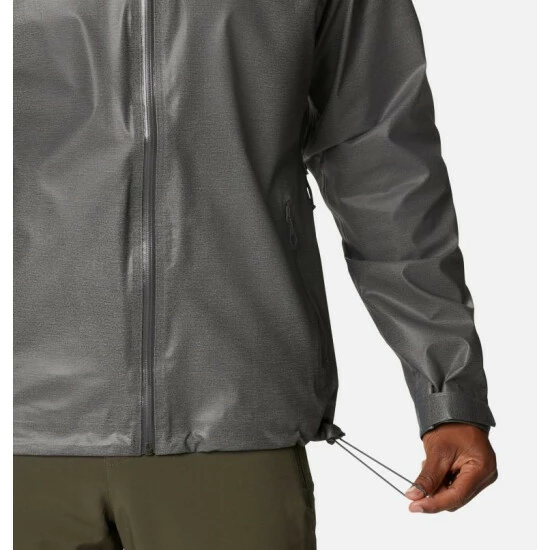 Columbia Men’s OutDry™ Ex Reign Jacket Charcoal Heather Selected - Image 8