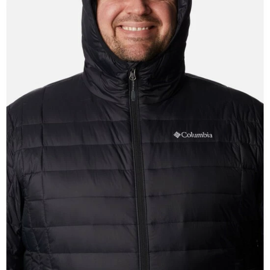 Columbia Men’s Voodoo Falls 590 TurboDown™ Hooded Jacket - Big Collegiate Navy - Image 4