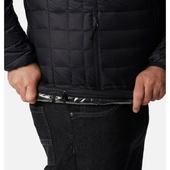 Columbia Men’s Voodoo Falls 590 TurboDown™ Hooded Jacket - Big Collegiate Navy - Image 6