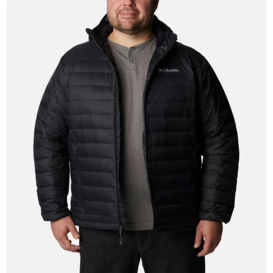 Columbia Men’s Voodoo Falls 590 TurboDown™ Hooded Jacket - Big Collegiate Navy - Image 8