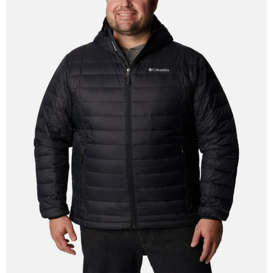 Columbia Men’s Voodoo Falls 590 TurboDown™ Hooded Jacket - Big Collegiate Navy - Image 9