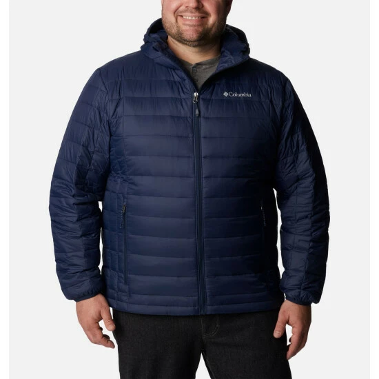 Columbia Men’s Voodoo Falls 590 TurboDown™ Hooded Jacket - Big Collegiate Navy - Image 11