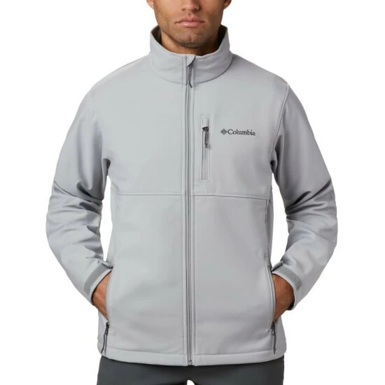 Columbia Men’s Ascender™ Softshell Jacket - Tall Columbia Grey Selected - Image 4
