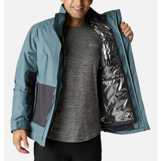 Columbia Men's Agate Alley™ Interchange Jacket Black - Image 5