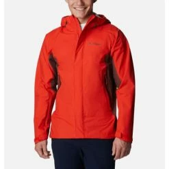 Columbia Men's Discovery Point™ Rain Shell Jacket Dark Mountain, Collegiate Navy