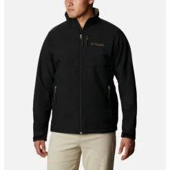Columbia Men’s PHG Ascender™ Softshell Jacket - Tall Black, Rt Edge Selected