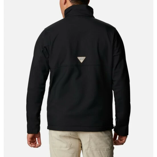 Columbia Men’s PHG Ascender™ Softshell Jacket - Tall Black, Rt Edge Selected - Image 2