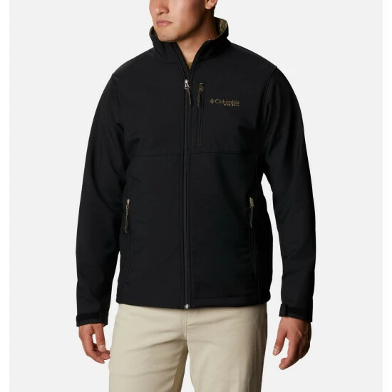 Columbia Men’s PHG Ascender™ Softshell Jacket - Tall Black, Rt Edge Selected - Image 7