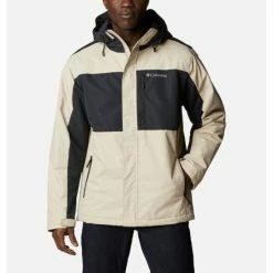 Columbia Men's Tipton Peak™ II Insulated Rain Jacket - Tall Black, Warm Copper